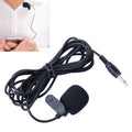 Car Audio Microphone 3.5mm Jack TS Plug Mono Mic Mini Wired External Clip Microphone Player for Auto DVD Radio, Cable Length: 2.0m, Clip