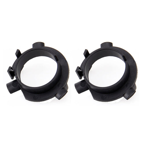 1 Pair H7 LED Headlight Bulb Retainers Holder Adapter for KIA Sorento/Sportage R/Grand Santa Fe/K3/K4/K5, Hyundai Sonata Generation 9(2015-2017)/Coupe/new Santafe/Veloster, For KIA/Hyundai