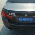 VIP Shape Shining Metal Car Free Sticker, Letter