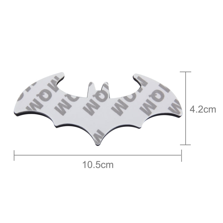 Bat Shape Shining Metal Car Free Sticker, Bat, Shining Bat, Bat Flying