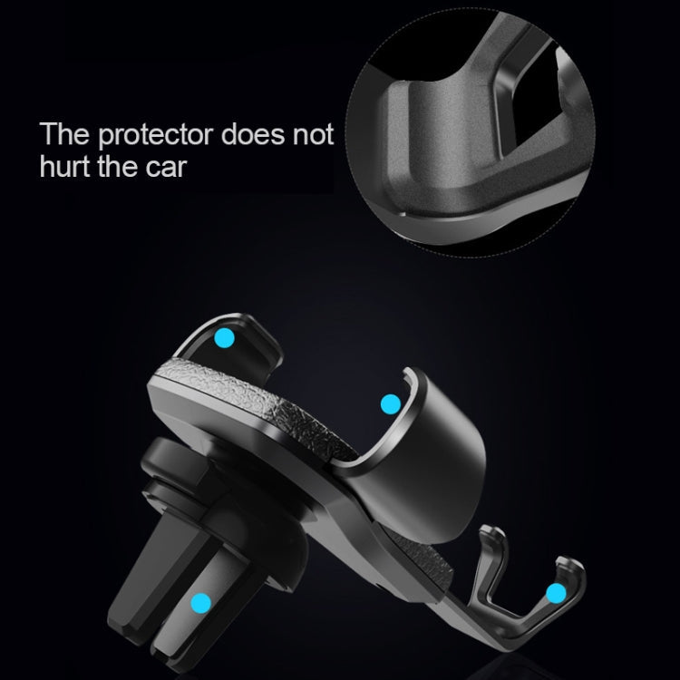 Litchi Texture Gravity Car Mount Phone Holder, Litchi Texture(Black), Litchi Texture(White)