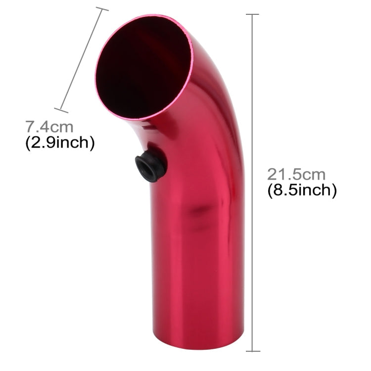 Universal  Air Intake Pipe Super Power Flow Air Intakes Short Cold Racing Aluminium Air Intake Pipe Hose with Cone Filter Kit System