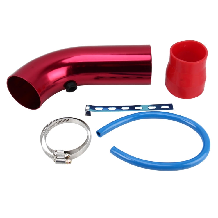 Universal  Air Intake Pipe Super Power Flow Air Intakes Short Cold Racing Aluminium Air Intake Pipe Hose with Cone Filter Kit System