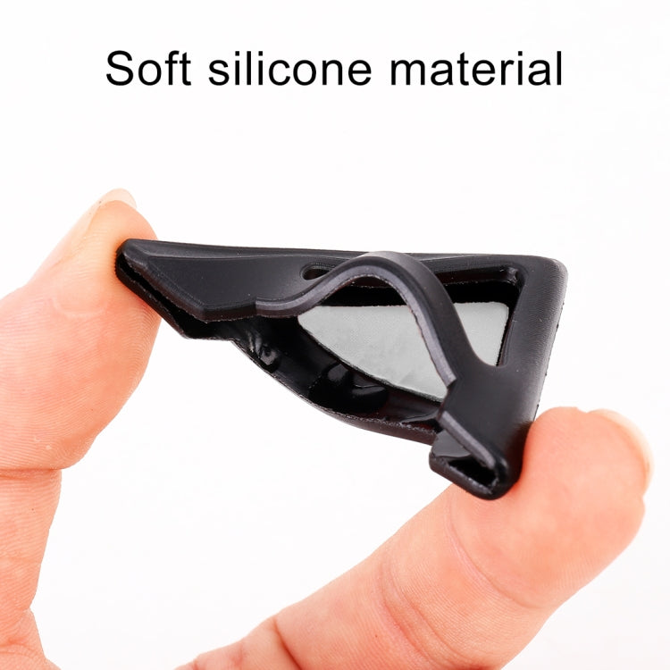 Universal Car Body Silicone Anti-collision Sticker Door corner Protector, Black, Blue, Red, White