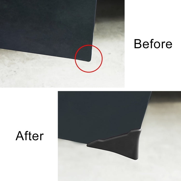 Universal Car Body Silicone Anti-collision Sticker Door corner Protector, Black, Blue, Red, White