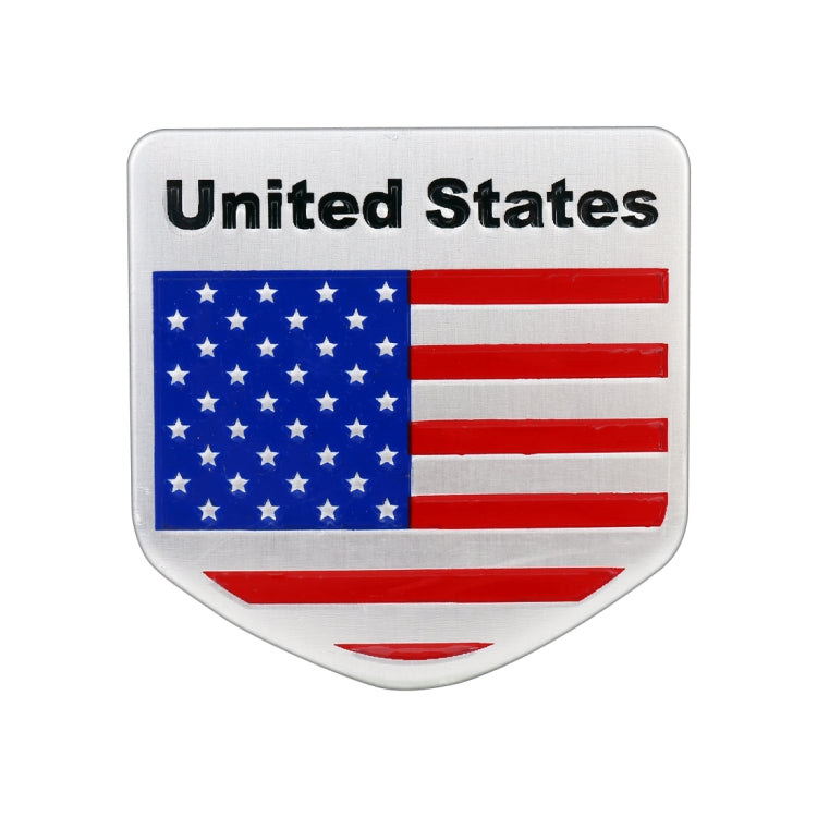 Car-Styling Semicircle Shape USA Flag Pattern Random Decorative Sticker, USA Flag Semicircle Shape