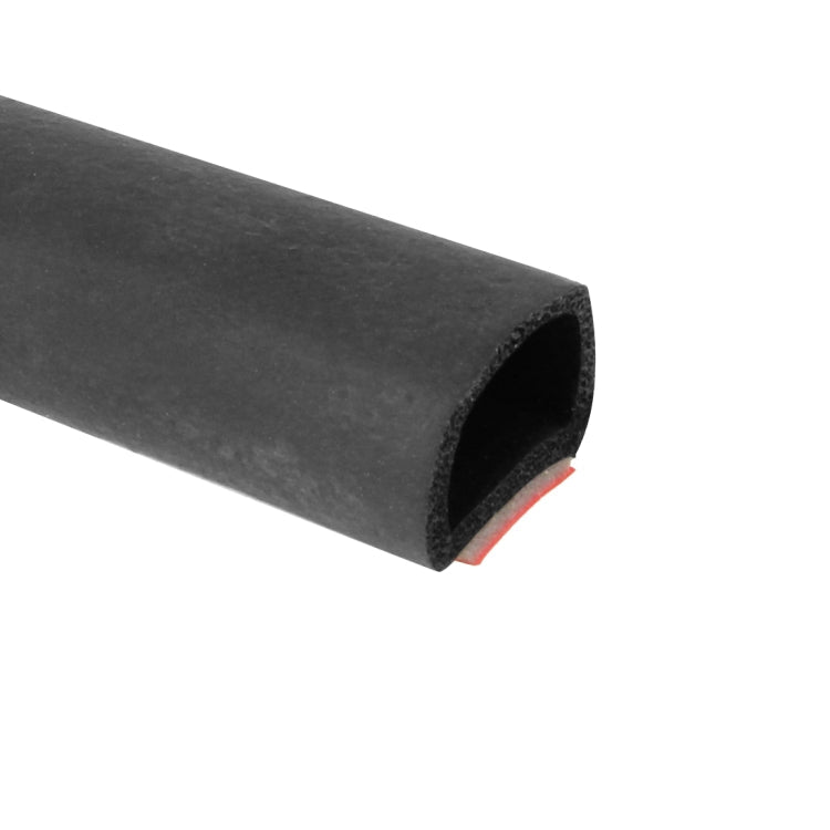 Big D-shaped Car Noise Reduction Sealing Strip with Sticker, Length: 5m, Length: 5m Big D-shaped