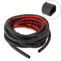 Big D-shaped Car Noise Reduction Sealing Strip with Sticker, Length: 5m, Length: 5m Big D-shaped
