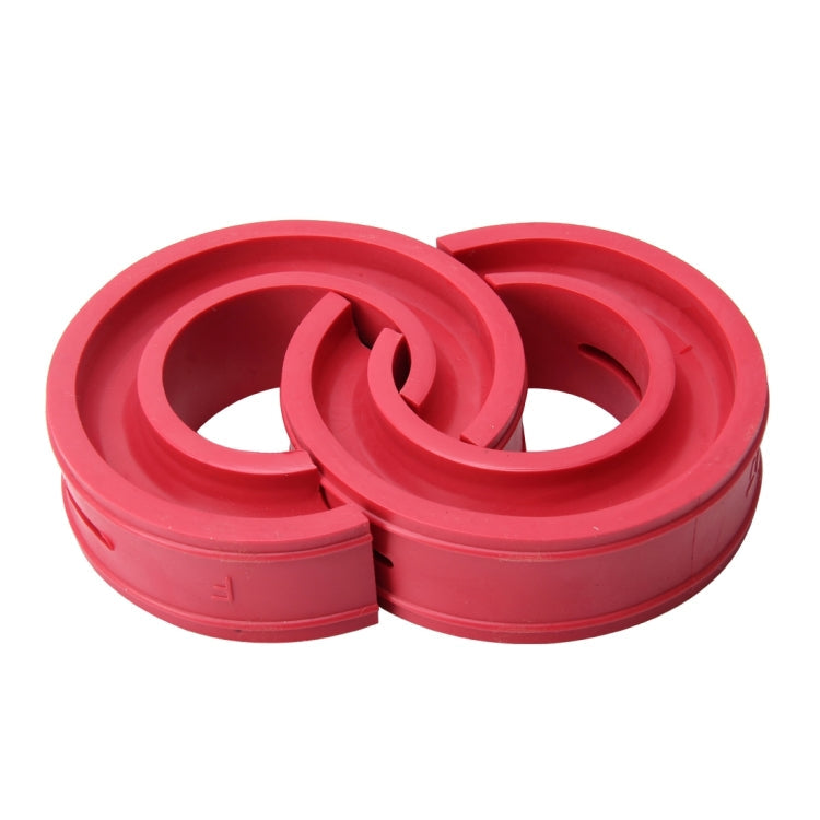 2 PCS Car Auto E Type Shock Absorber Spring Bumper Power Cushion Buffer, Spring Spacing: 17mm, Colloid Height: 38mm(Red), E  Type(Spring Spacing: 17mm, Height: 38mm)
