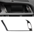 Car Carbon Fiber Navigation Outer Frame Decorative Sticker for Audi A4L / A5 / Q5 2009-2016, Navigation Outer Frame