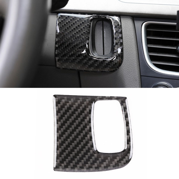 Car Carbon Fiber Key Panel Decorative Sticker for Audi A4L / A5 / Q5 2009-2016, Key Panel