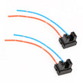 2 PCS Car H7 Elbow Bulb Holder Base Female Socket with Wire, H7