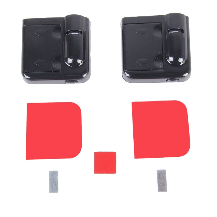 2 PCS LED Ghost Shadow Light, Car Door LED Laser Welcome Decorative Light, Display Logo for Audi Car Brand(Black)