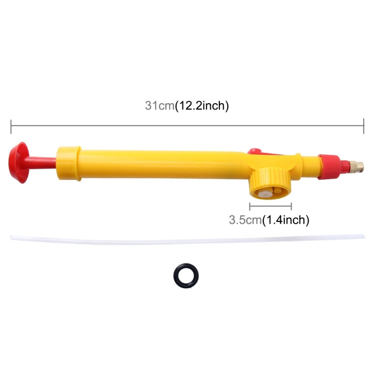 10pcs High Pressure Plastic Bottle Trolley Gun Spray, Manual Pressure Sprayer, Random Color Delivery