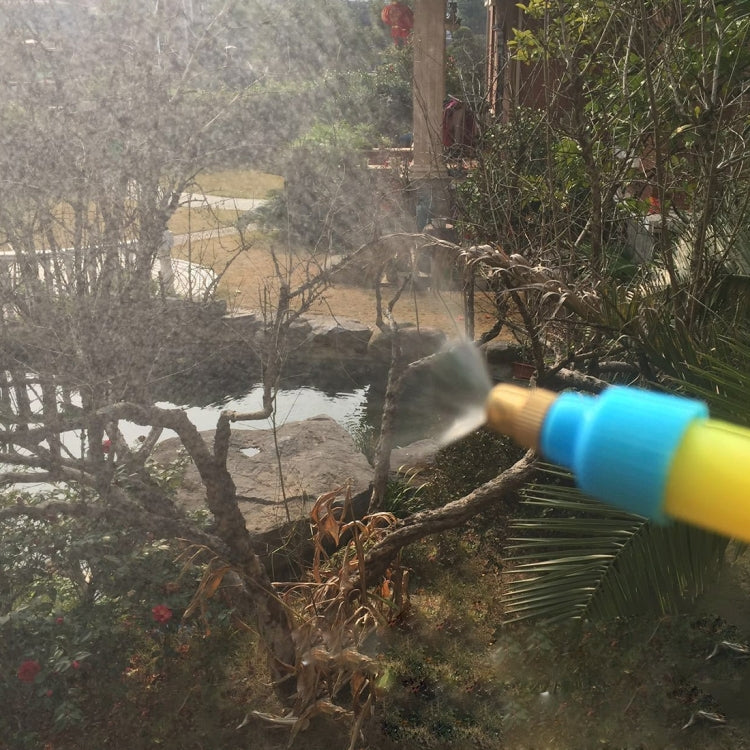10pcs High Pressure Plastic Bottle Trolley Gun Spray, Manual Pressure Sprayer, Random Color Delivery