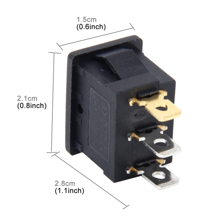 Car Auto Universal DIY 3 Pin Boat Cap OFF- ON Push Button, Button 6