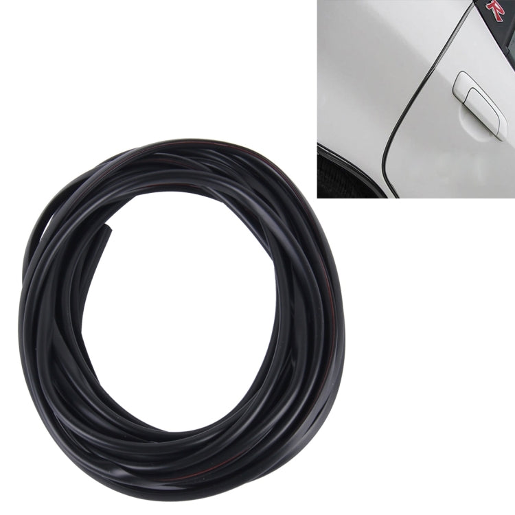 5m Car Decorative Strip PVC Chrome Decoration Strip Door Seal Window Seal, Transparent, White, Black, Grey, Blue, Red