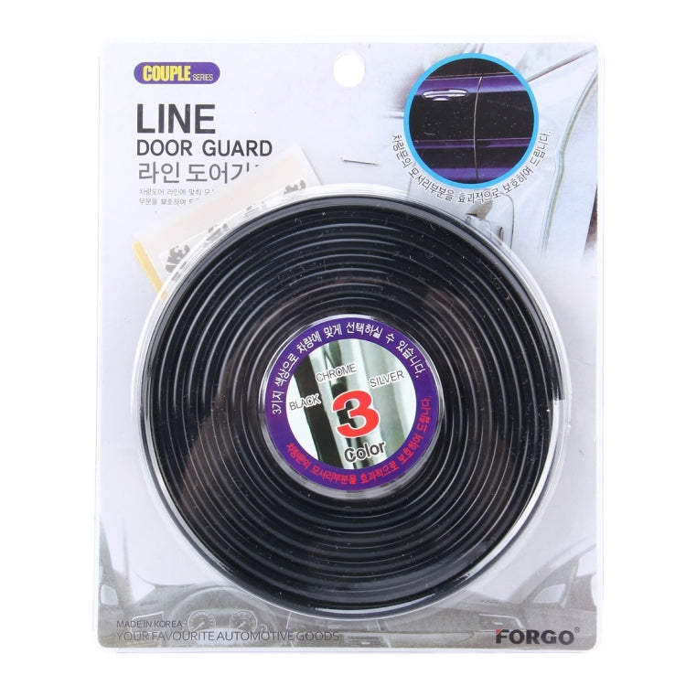 5.6m Car Decorative Strip Rubber Chrome Decoration Strip Door Seal Window Seal