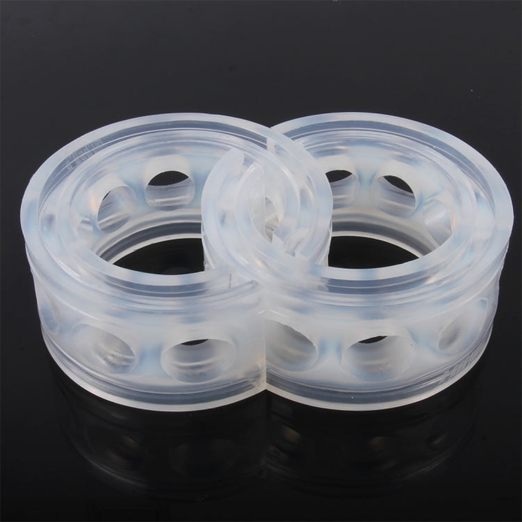 2 PCS Car Auto C+ Type Shock Absorber Spring Bumper Power Cushion Buffer, Spring Spacing: 32mm, Colloid Height: 60mm, C+ Type（Spring Spacing: 32mm, Height: 60mm）