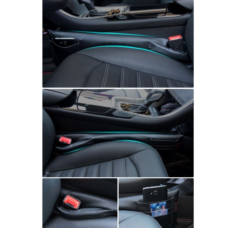 A Pair Universal Car Seat Catcher Gap Console Filler Seat Side Pocket Organizer Catcher Leak-Proof Seat Crevice Storage Bags, Seat Anti Tampon Pad 1, Seat Anti Tampon Pad 2, Seat Anti Tampon Pad 3, Seat Anti Tampon Pad 4