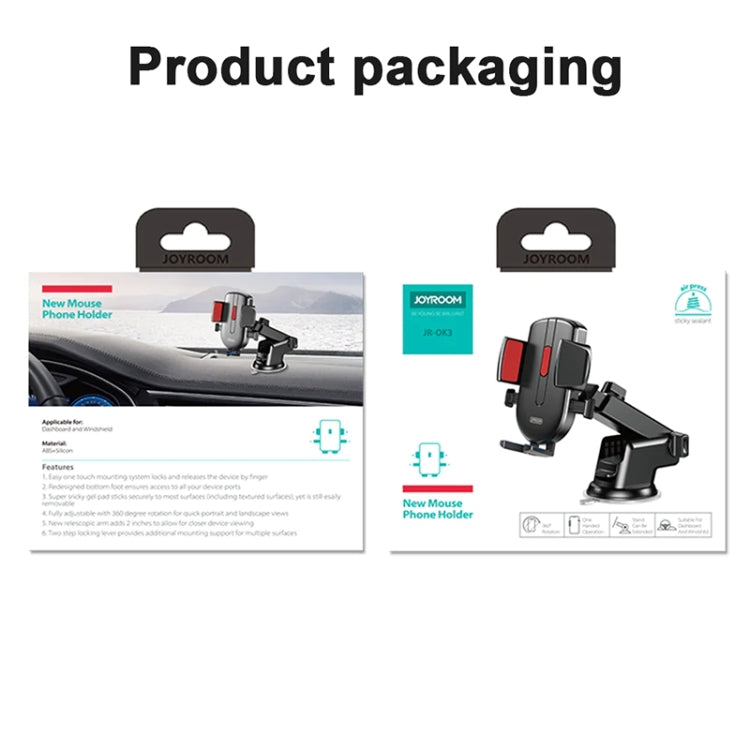 JOYROOM JR-OK3 Car New Mouse Phone Holder (Black)