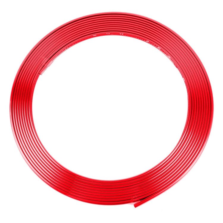 Universal Decorative Scratchproof Stickup 8M Flexible Car Wheel Hub TRIM Mouldings Shining Decoration Strip, 8m Shining, 8m