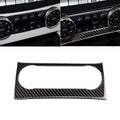 Car Carbon Fiber Air Conditioning Knob Control Panel Decorative Sticker for Mercedes-Benz W204 C Class 2011-2013, Air Conditioning Knob (German Flag)