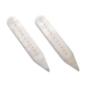 Collar Stiffeners In White Mother Of Pearl