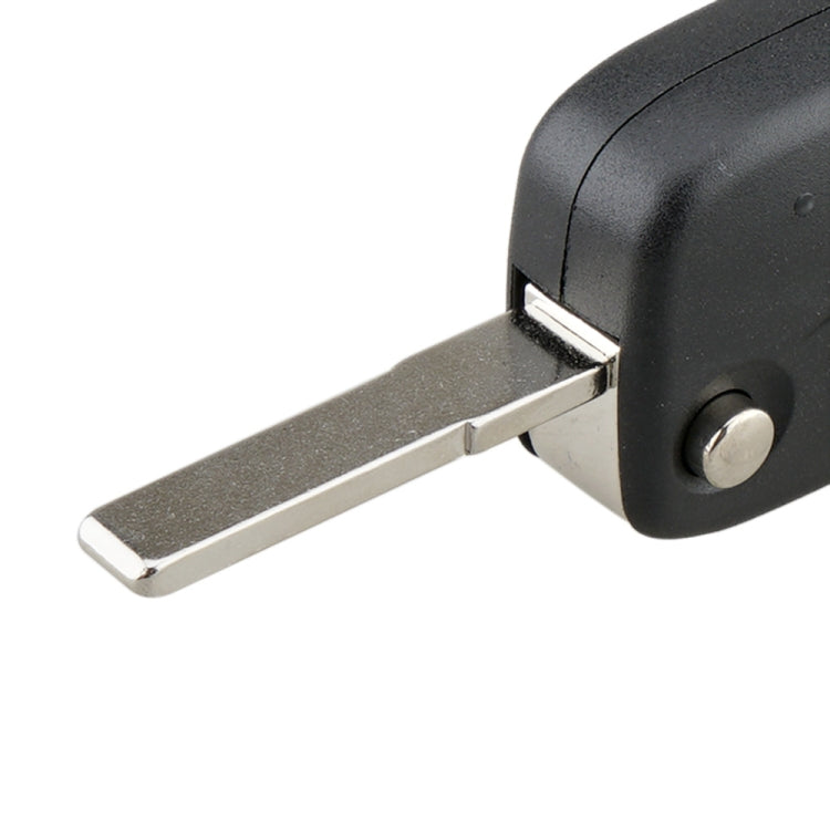 For FIAT Car Keys Replacement 3 Buttons Car Key Case with Side Battery Holder, Black, Blue