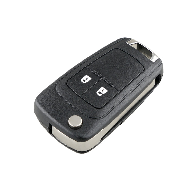 For Opel Car Keys Replacement 2 Buttons Car Key Case with Foldable Key Blade, 2 Buttons with Foldable Key Blade