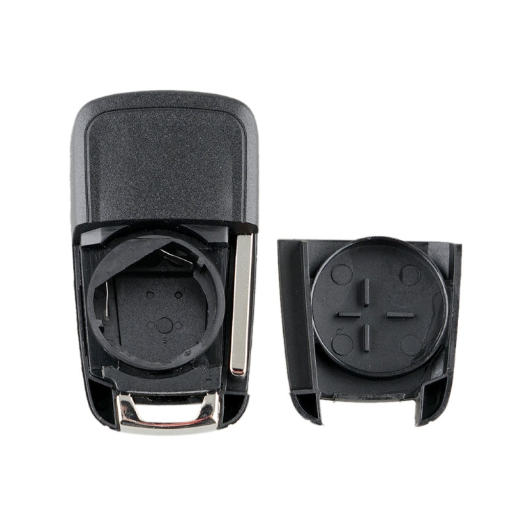 For Opel Car Keys Replacement 2 Buttons Car Key Case with Foldable Key Blade, 2 Buttons with Foldable Key Blade