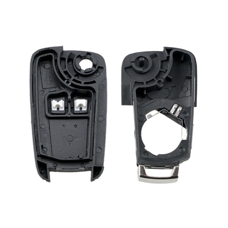 For Opel Car Keys Replacement 2 Buttons Car Key Case with Foldable Key Blade, 2 Buttons with Foldable Key Blade
