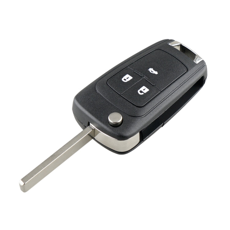 For Opel Car Keys Replacement 3 Buttons Car Key Case with Foldable Key Blade, 3 Buttons with Foldable Key Blade