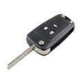 For Opel Car Keys Replacement 3 Buttons Car Key Case with Foldable Key Blade, 3 Buttons with Foldable Key Blade
