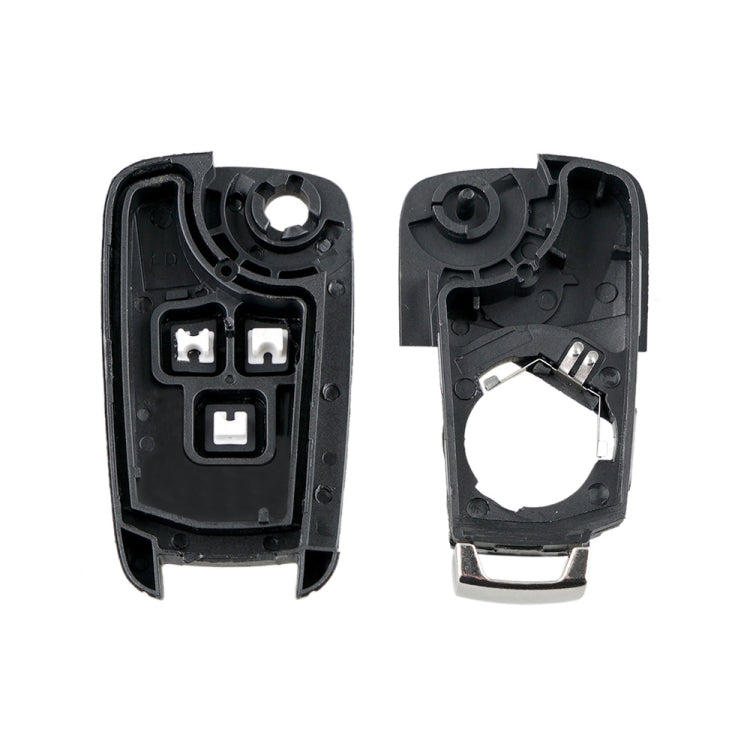 For Opel Car Keys Replacement 3 Buttons Car Key Case with Foldable Key Blade, 3 Buttons with Foldable Key Blade