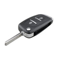 For PEUGEOT Car Keys Replacement 2 Buttons Car Key Case with Holder, without Grooved, 2 Buttons without Grooved