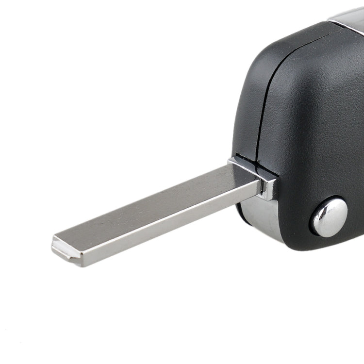 For PEUGEOT Car Keys Replacement 2 Buttons Car Key Case with Holder, without Grooved, 2 Buttons without Grooved