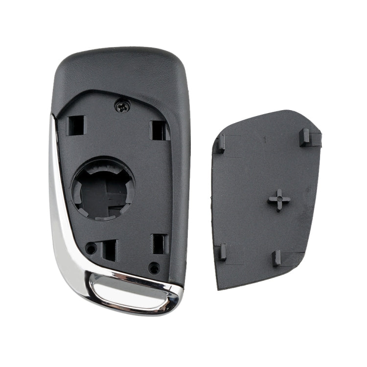 For PEUGEOT Car Keys Replacement 2 Buttons Car Key Case with Holder, without Grooved, 2 Buttons without Grooved