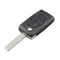 For CITROEN C8 / PEUGEOT 1007 Car Keys Replacement 4 Buttons Car Key Case with Grooved, without Holder, For CITROEN C8 / PEUGEOT 1007