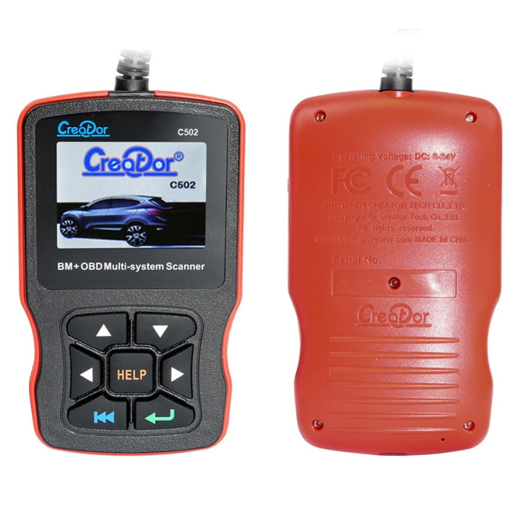 Creator C502 V7.6 Car OBD2 Multi-system Scanner Car Diagnostic Tool for Mercedes-Benz before 2016, Creator C502