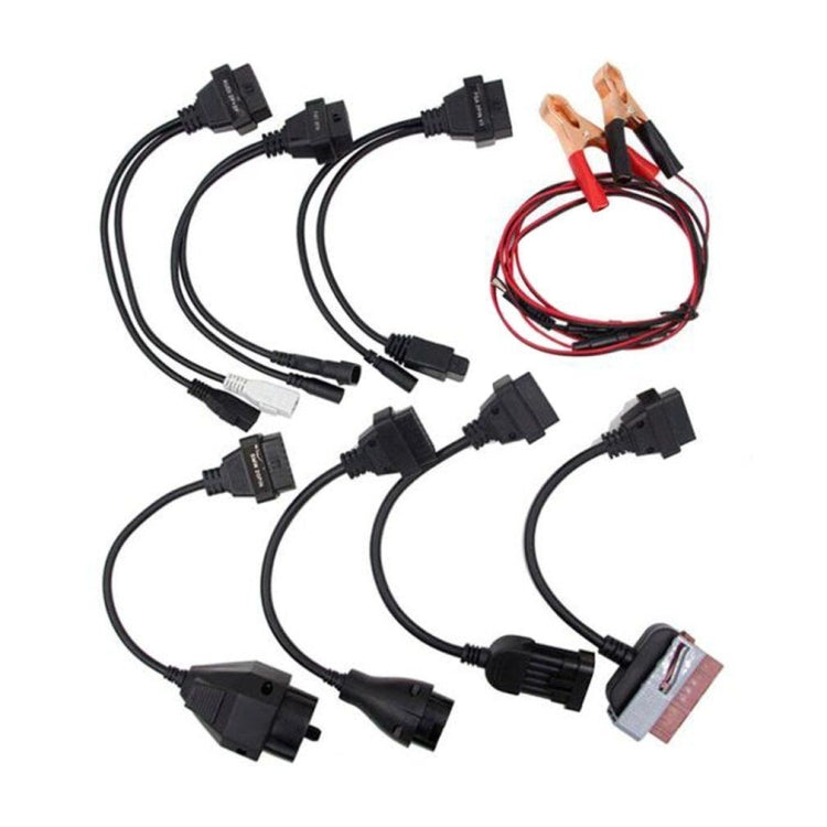 8 PCS Car Diagnostic Cable and Connector OBD2 Cable, 8 in 1  Car OBD2 Cable