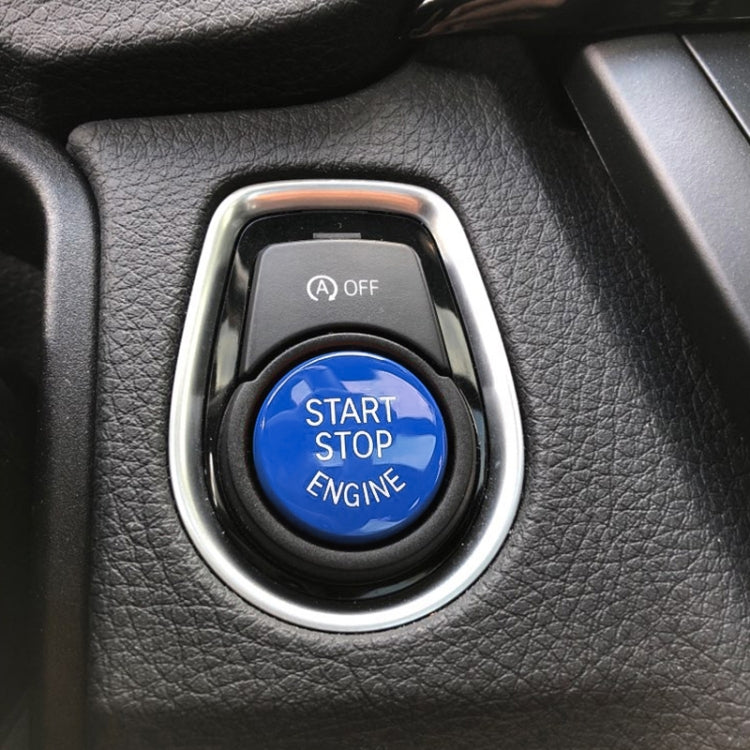 Car Engine Start Key Push Button Cover for BMW G / F Chassis,  with Start and Stop, For BMW G / F Chassis, with Start and Stop (Silver), For BMW G / F Chassis, with Start and Stop (Black), For BMW G / F Chassis, with Start and Stop (Blue)              ...