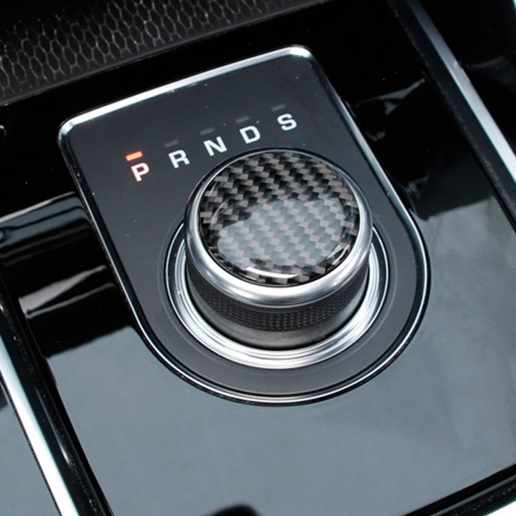 Carbon Fiber Car Gear Decorative Sticker for Jaguar F-PACE, Gear