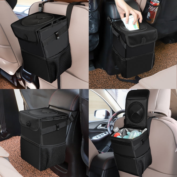 Car Back Seat Hook Garbage Can Car Storage Box, Car Storage Box
