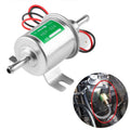 HEP-02A Universal Car 12V Fuel Pump Inline Low Pressure Electric Fuel Pump, 12V (Gold), 12V (Silver)