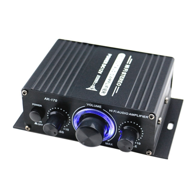 AK170 Car Mini HIFI Amplifier Audio DC 12V, AK170