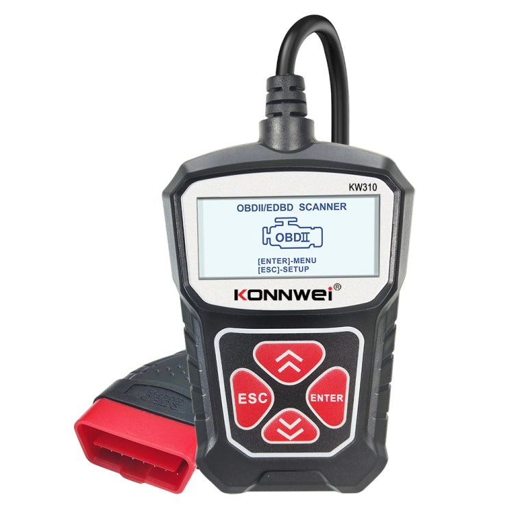 KONNWEI KW310 OBD Car Fault Detector Code Reader ELM327 OBD2 Scanner Diagnostic Tool, KW310