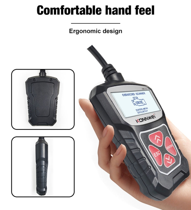 KONNWEI KW310 OBD Car Fault Detector Code Reader ELM327 OBD2 Scanner Diagnostic Tool, KW310