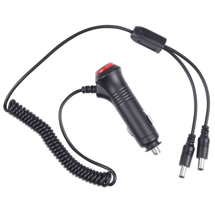 12-24V Car Cigarette Lighter Switch Plug to DC5.5x2.1mm Charger Spring Power Cable, Switch Plug