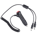 12-24V Car Cigarette Lighter Switch Plug to DC5.5x2.1mm Charger Spring Power Cable, Switch Plug